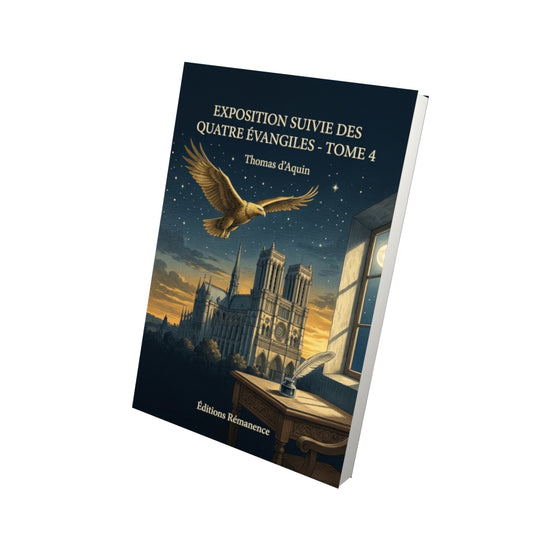 Livre Exposition suivie des quatre Évangiles - Tome 4 par Thomas d’Aquin - Vue 3D - Editions Remanence