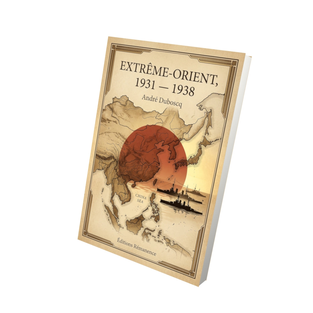 Livre Extrême-Orient, 1931 — 1938 par André Duboscq - Vue 3D - Editions Remanence
