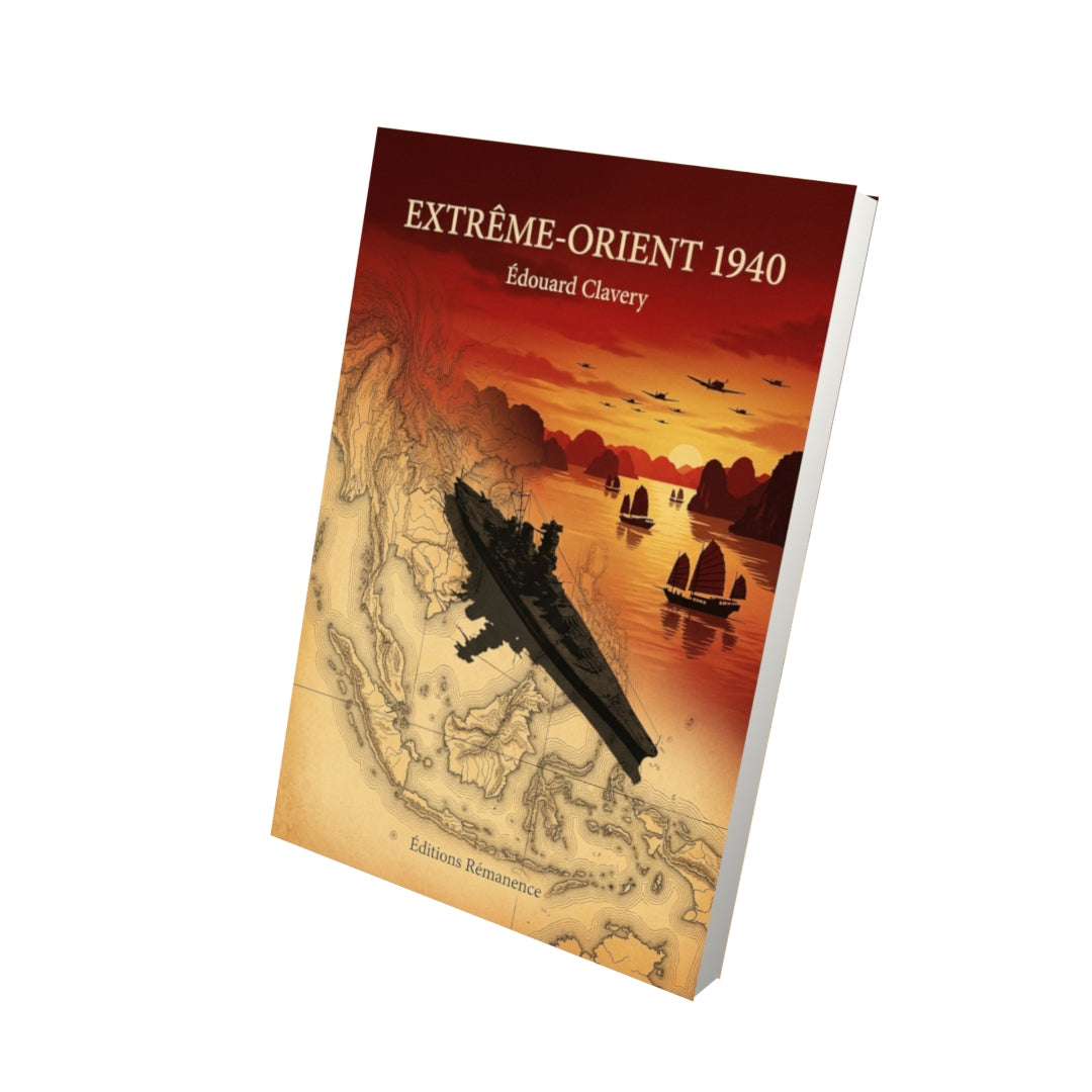 Livre Extrême-Orient 1940 par Édouard Clavery - Vue 3D - Editions Remanence
