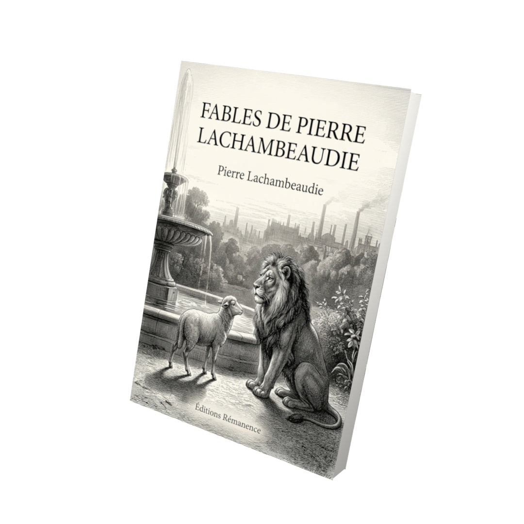 Livre Fables de Pierre Lachambeaudie par Pierre Lachambeaudie - Vue 3D - Editions Remanence