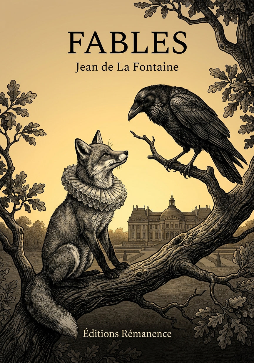 Livre Fables par Jean de La Fontaine - Couverture - Editions Remanence