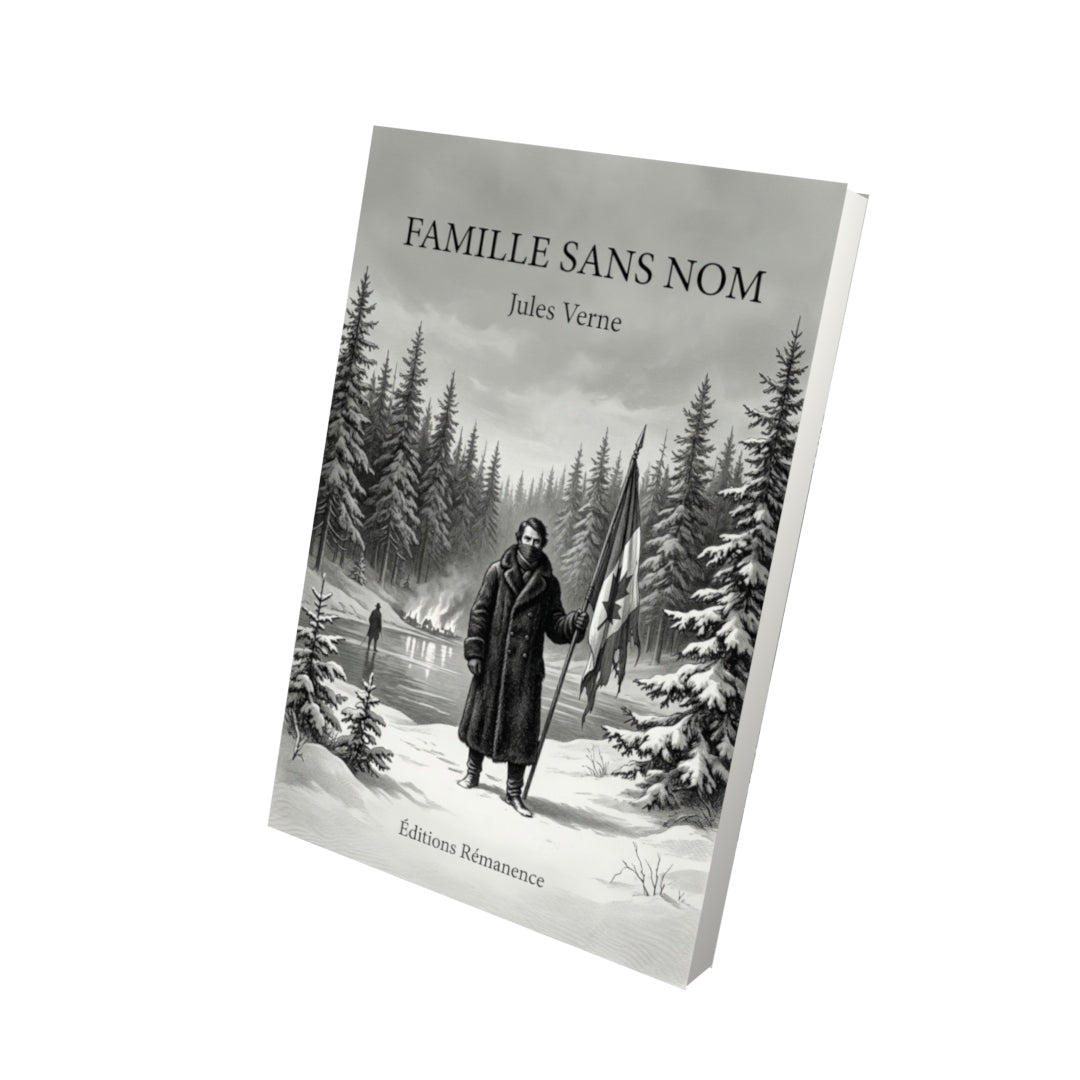 Livre Famille sans nom par Jules Verne - Vue 3D - Editions Remanence