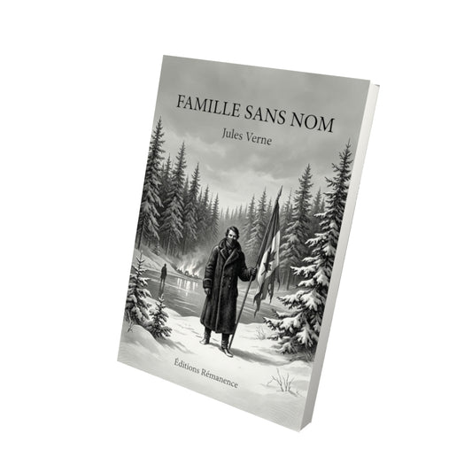 Livre Famille sans nom par Jules Verne - Vue 3D - Editions Remanence