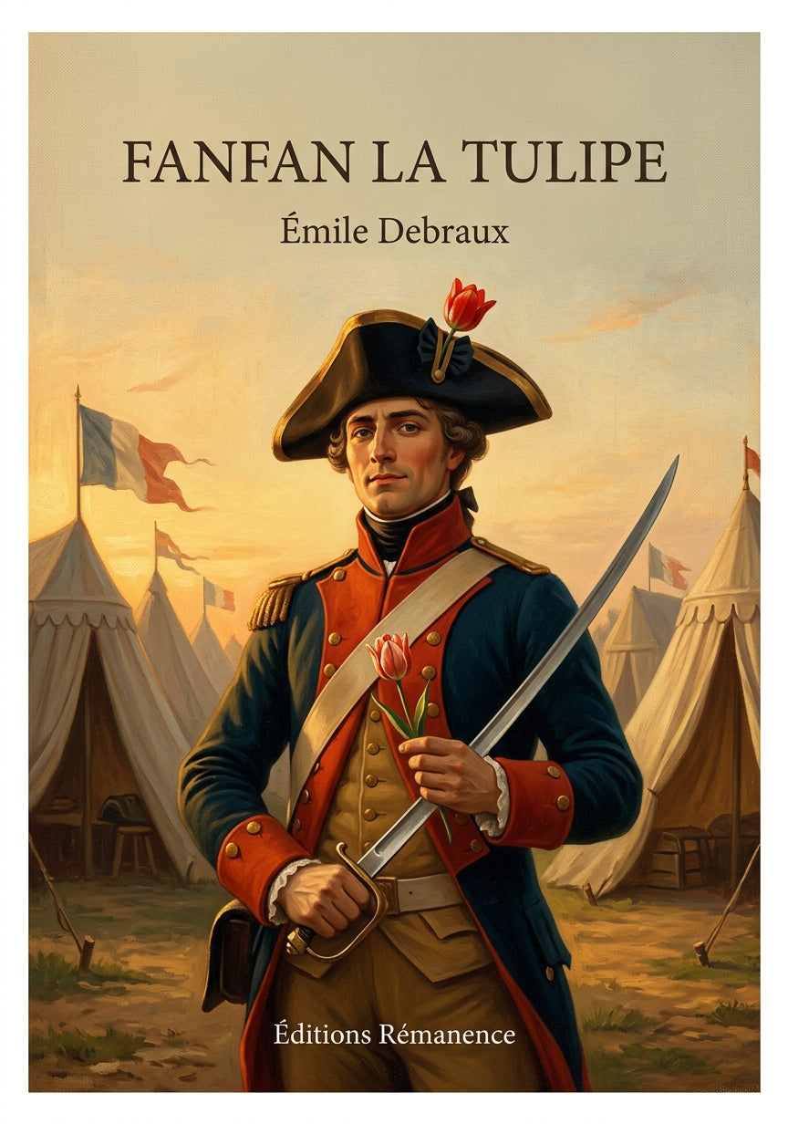 Livre Fanfan la Tulipe par Émile Debraux - Couverture - Editions Remanence