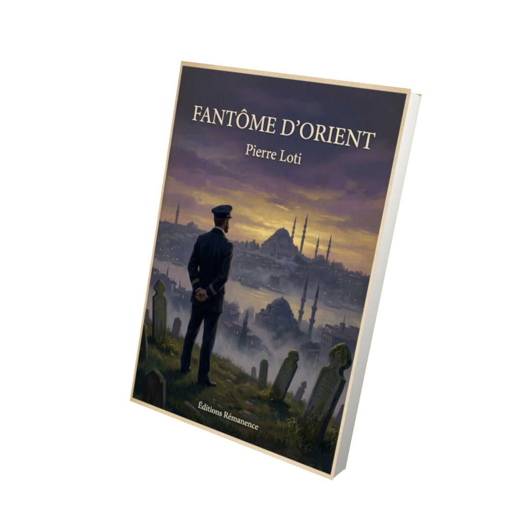 Livre Fantôme d'Orient - Pierre Loti - Vue 3D - Editions Remanence