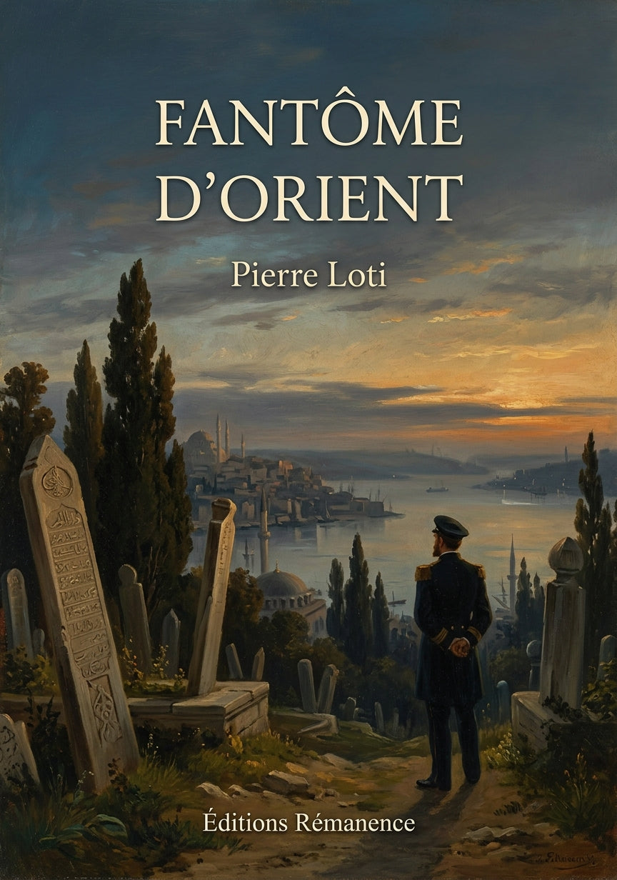 Livre Fantôme d’Orient par Pierre Loti - Couverture - Editions Remanence