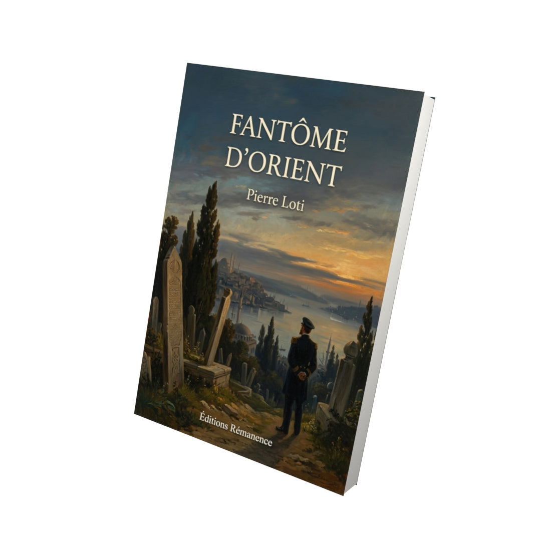 Livre Fantôme d’Orient par Pierre Loti - Vue 3D - Editions Remanence