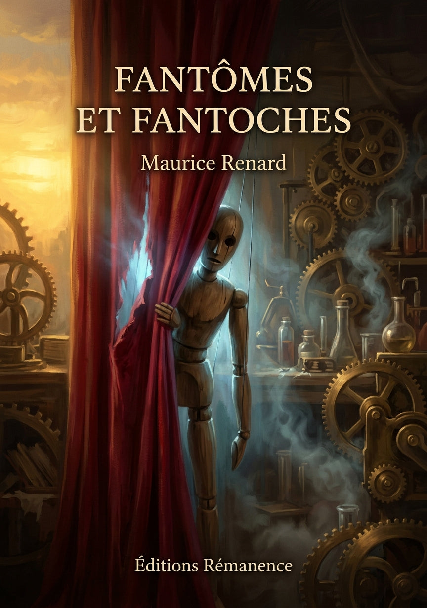Livre Fantômes et Fantoches par Maurice Renard - Couverture - Editions Remanence