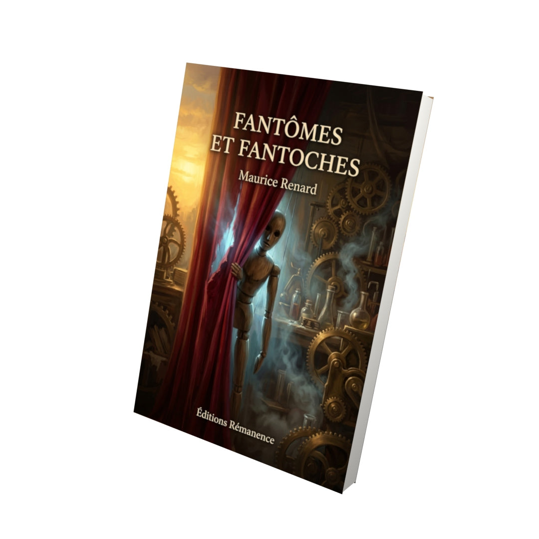 Livre Fantômes et Fantoches par Maurice Renard - Vue 3D - Editions Remanence