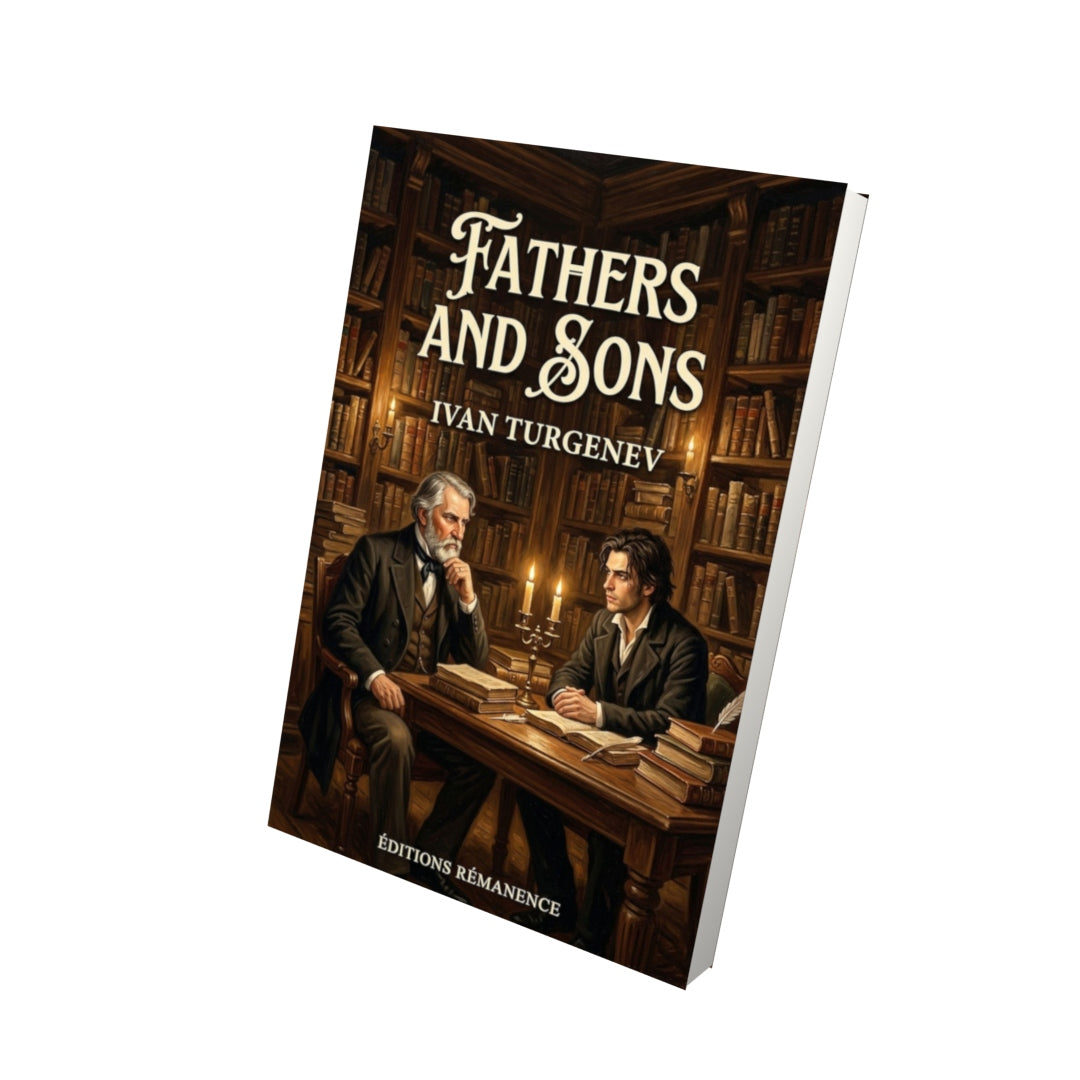 Livre Fathers and Sons – Ivan Turgenev - Vue 3D - Editions Remanence