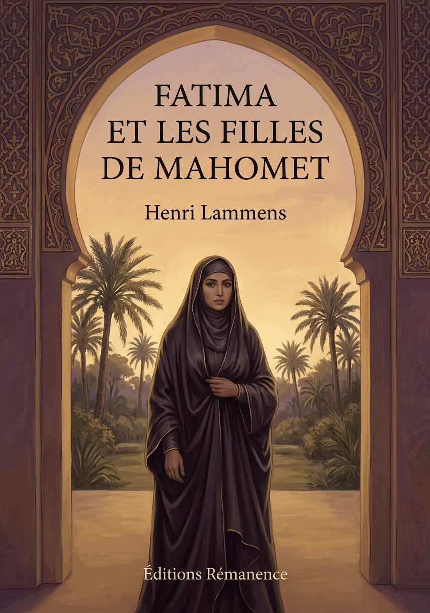 Livre Fatima et les filles de Mahomet par Henri Lammens - Couverture - Editions Remanence