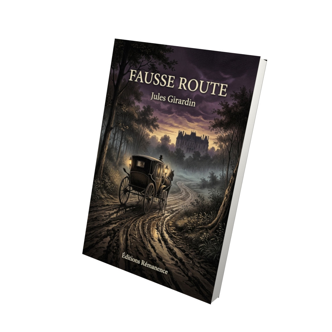 Livre Fausse route par Jules Girardin - Vue 3D - Editions Remanence