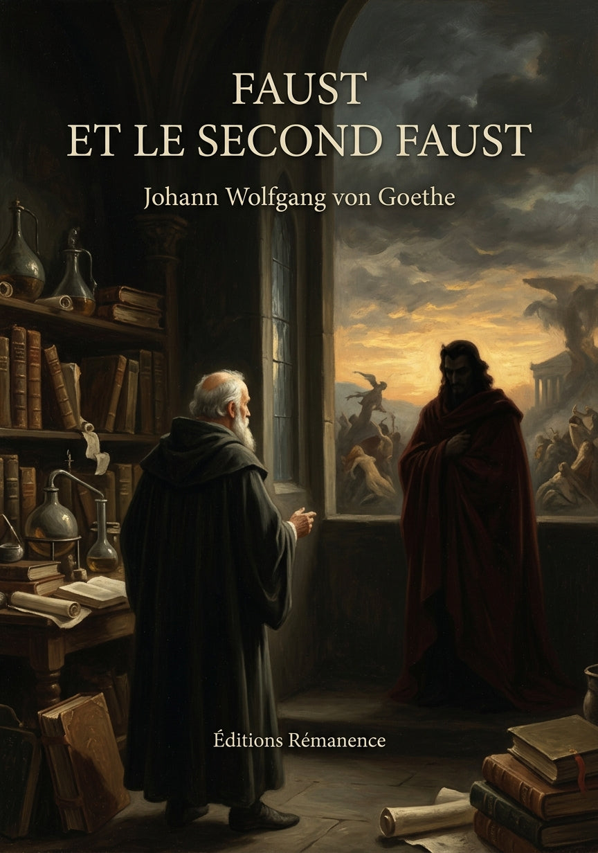 Livre Faust et le Second Faust par Johann Wolfgang von Goethe - Couverture - Editions Remanence