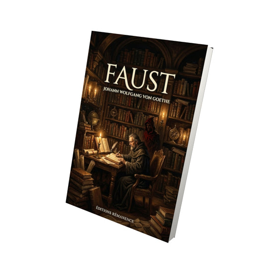 Livre Faust – Johann Wolfgang von Goethe - Vue 3D - Editions Remanence