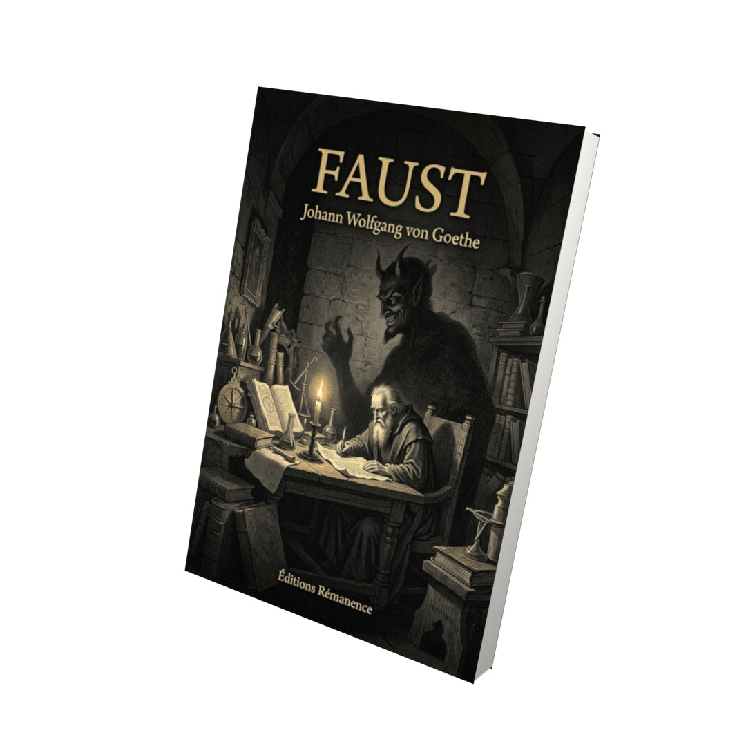 Livre Faust par Jules Barbier et Michel Carré - Vue 3D - Editions Remanence