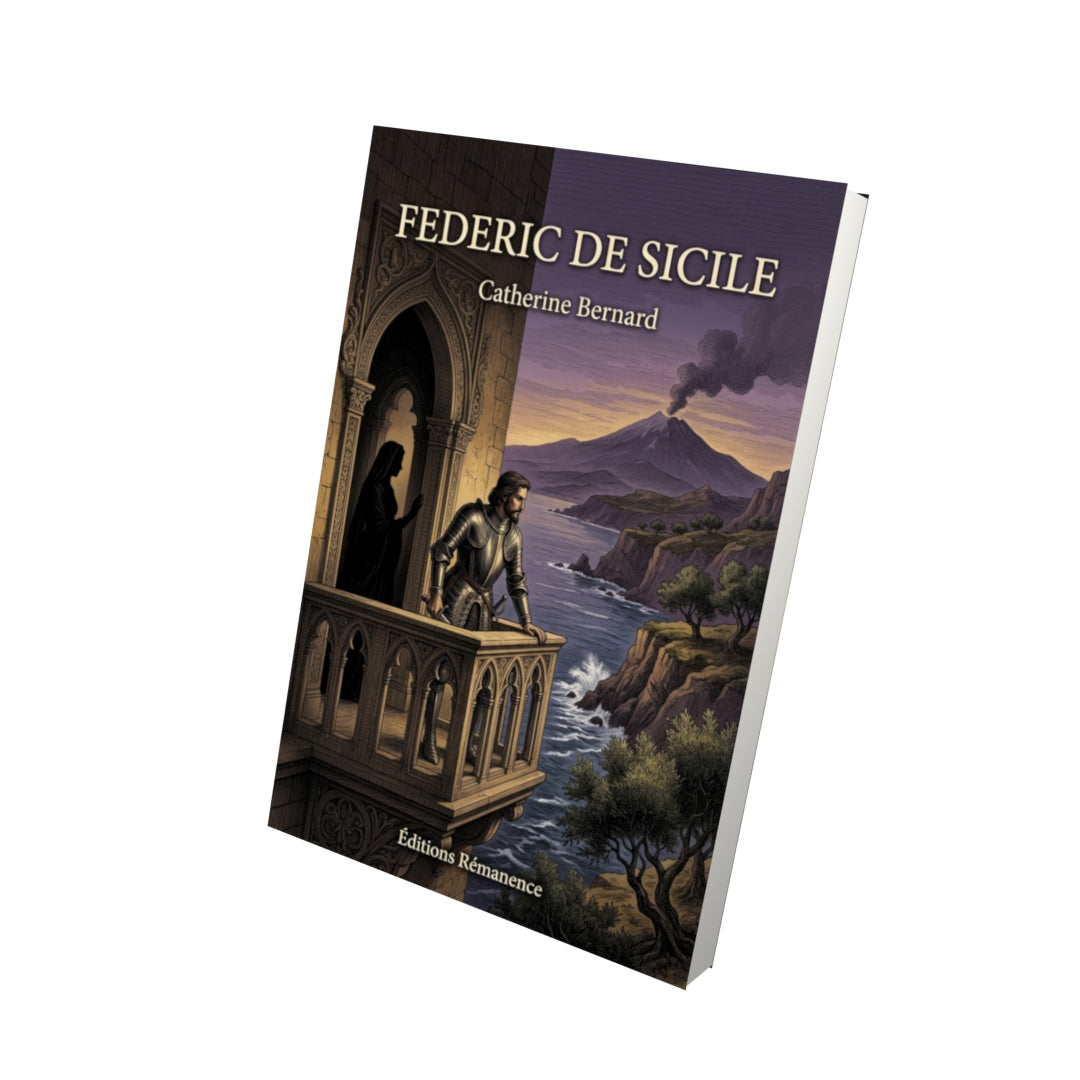 Livre Federic de Sicile par Catherine Bernard - Vue 3D - Editions Remanence