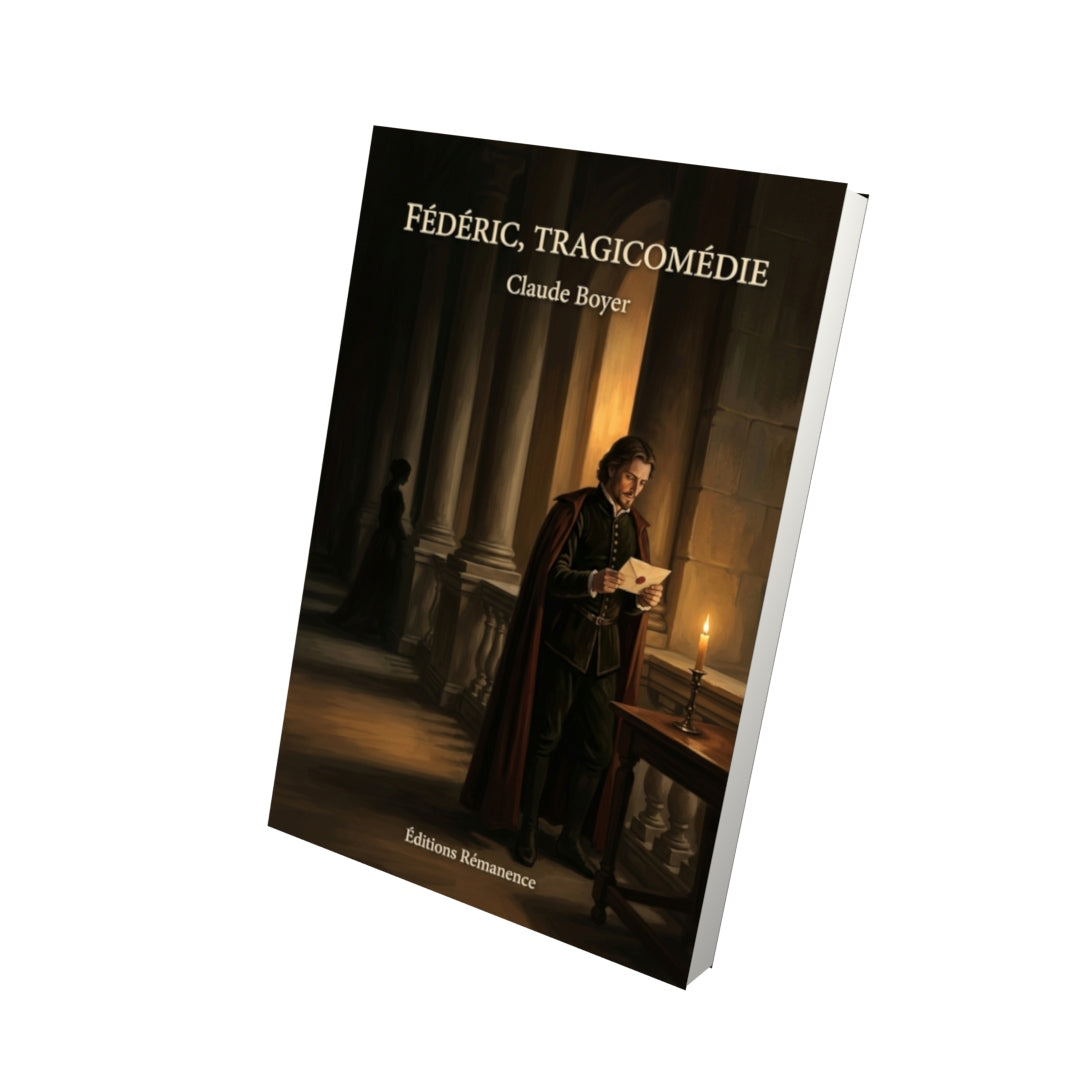 Livre Fédéric, tragicomédie par Claude Boyer - Vue 3D - Editions Remanence
