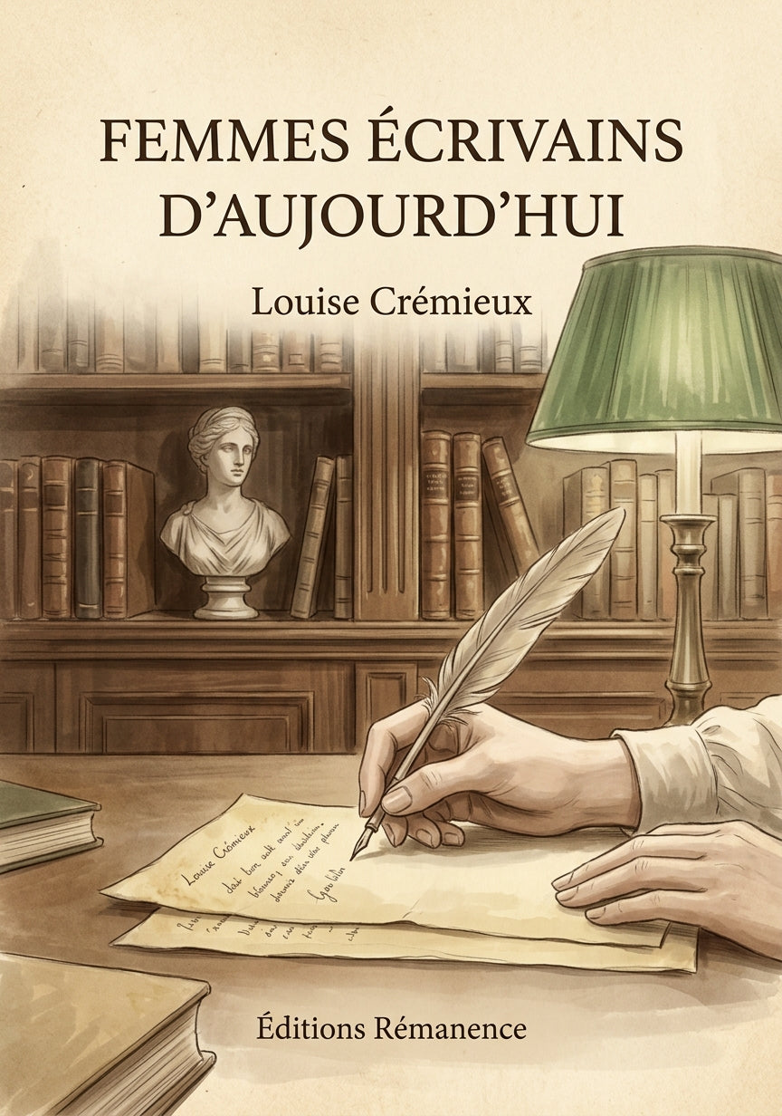 Livre Femmes écrivains d’aujourd’hui par Louise Crémieux - Couverture - Editions Remanence