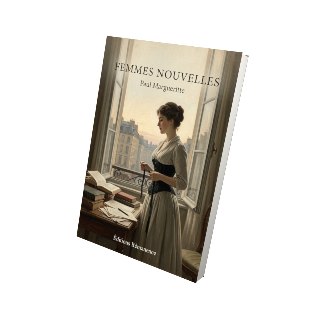 Livre Femmes nouvelles - Paul Margueritte - Vue 3D - Editions Remanence