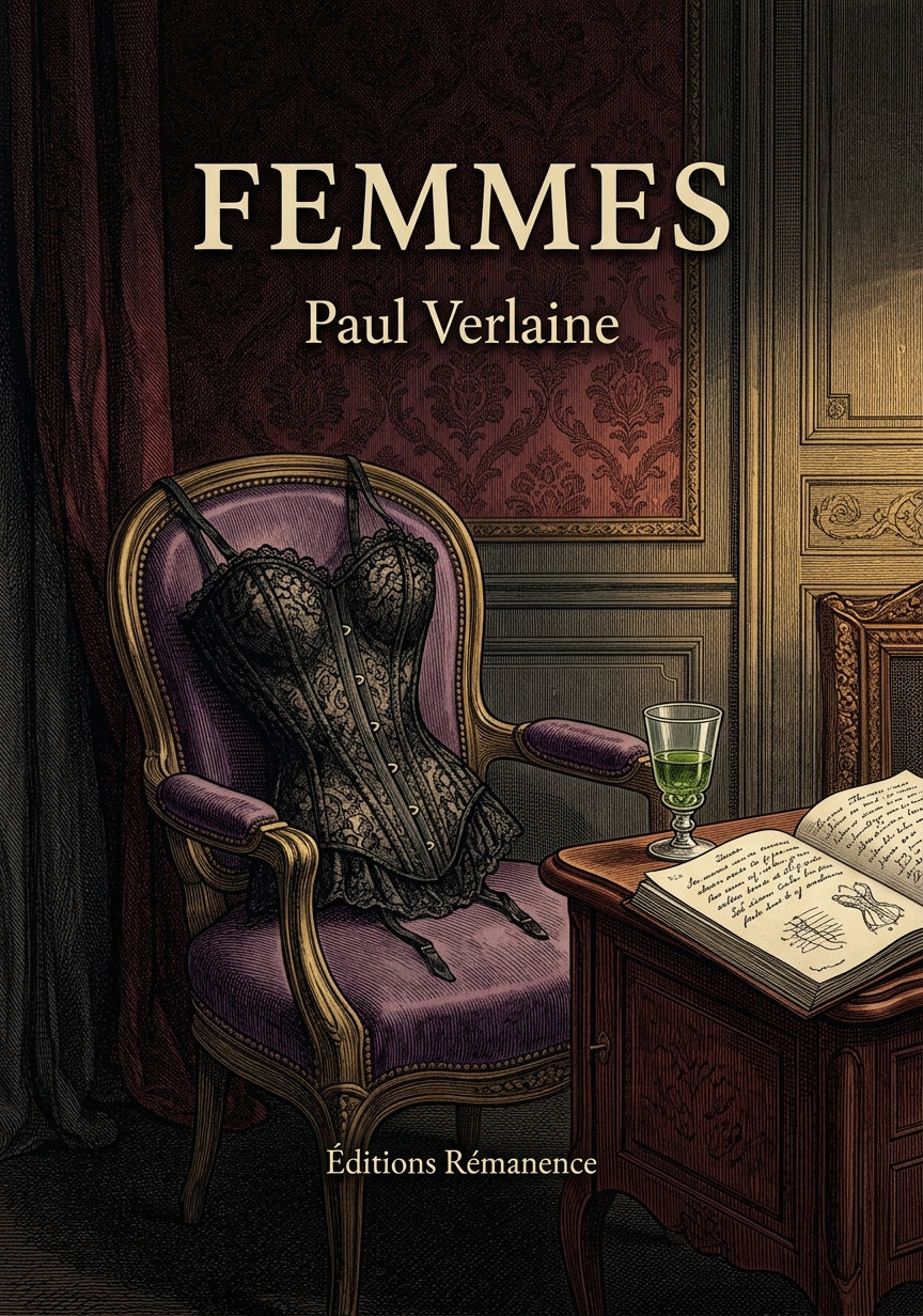 Livre Femmes par Paul Verlaine - Couverture - Editions Remanence