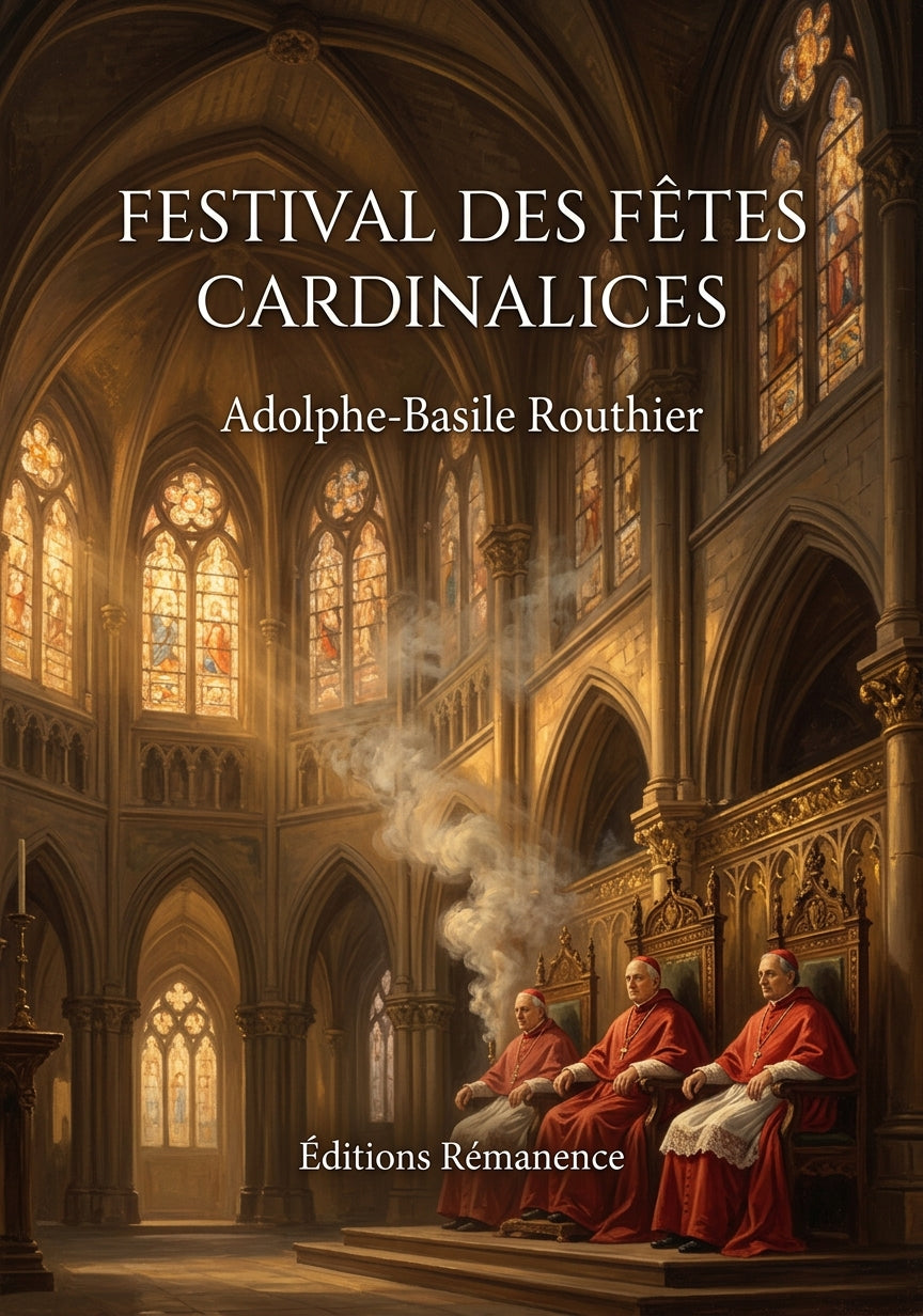 Livre Festival des fêtes cardinalices par Adolphe-Basile Routhier - Couverture - Editions Remanence