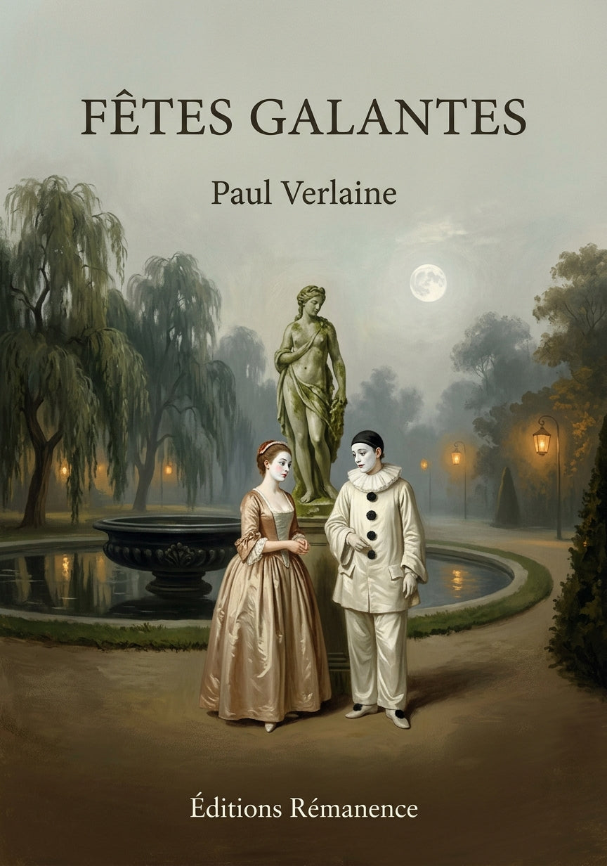 Livre Fêtes galantes par Paul Verlaine - Couverture - Editions Remanence