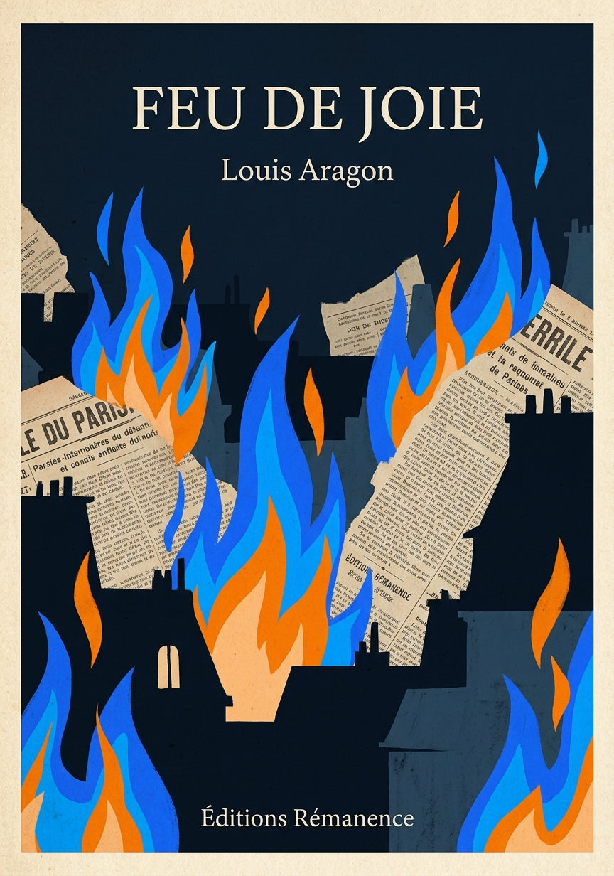 Feu de joie - Louis Aragon (Couverture)