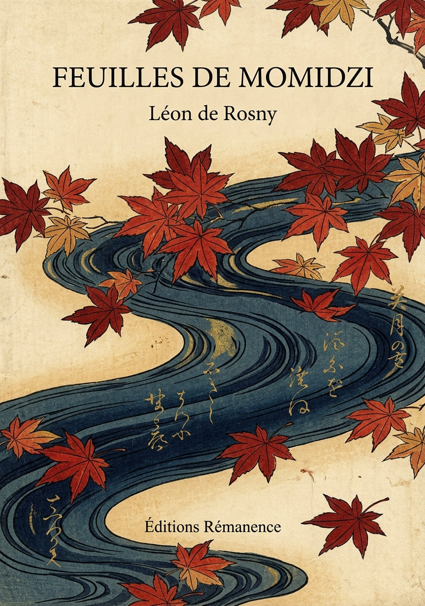 Livre Feuilles de Momidzi par Léon de Rosny - Couverture - Editions Remanence