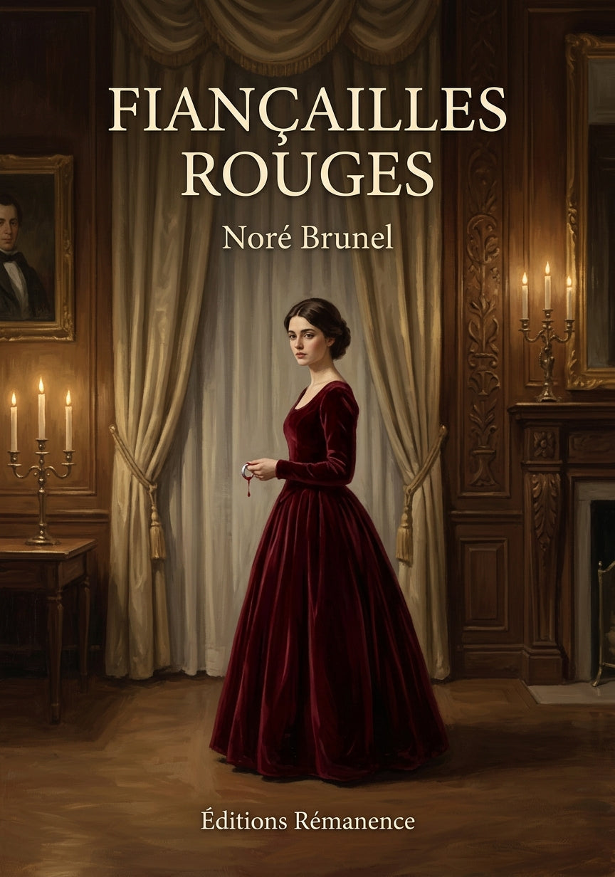 Livre Fiançailles rouges par Noré Brunel - Couverture - Editions Remanence