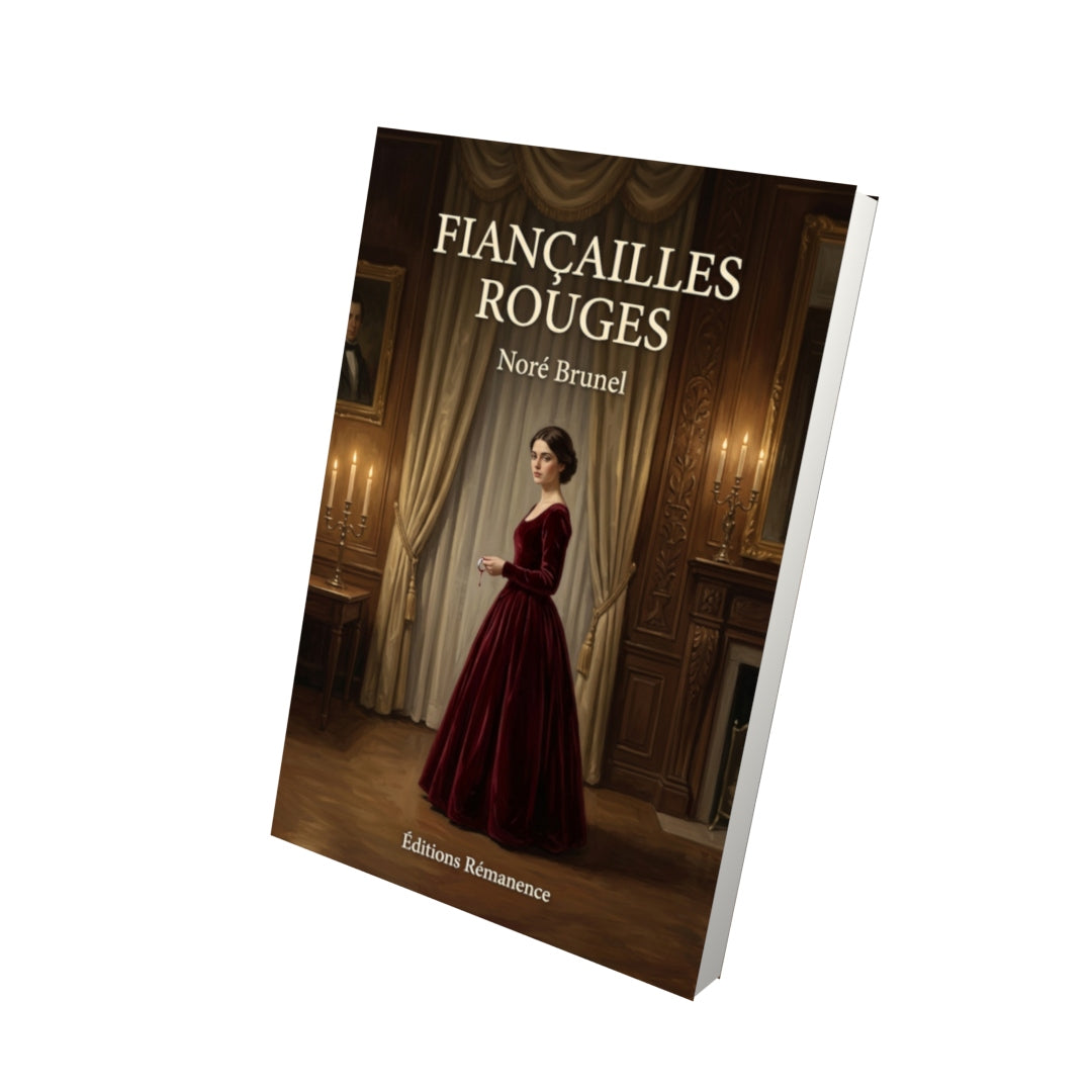 Livre Fiançailles rouges par Noré Brunel - Vue 3D - Editions Remanence