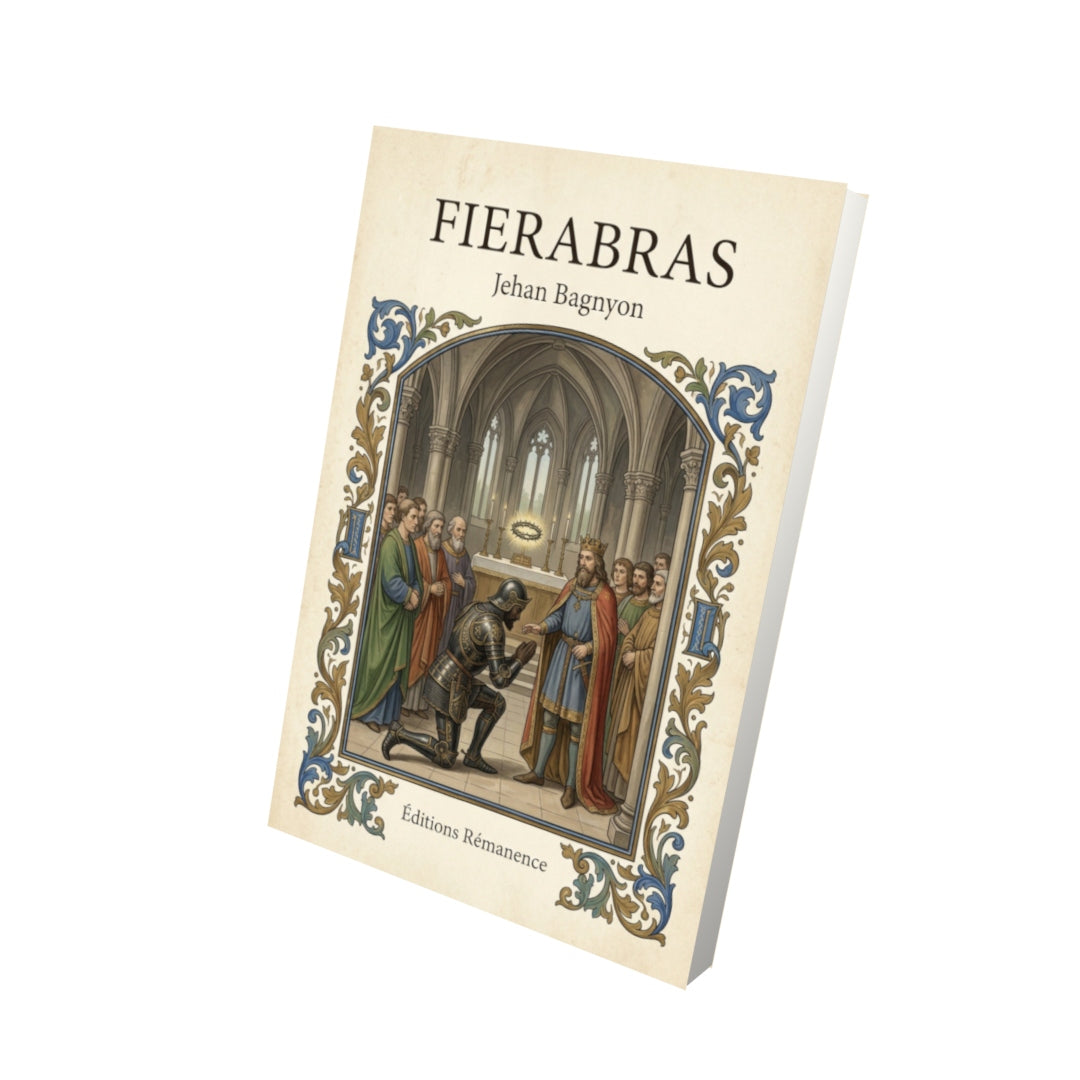 Livre Fierabras - Jehan Bagnyon - Vue 3D - Editions Remanence