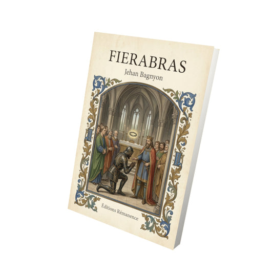 Livre Fierabras - Jehan Bagnyon - Vue 3D - Editions Remanence
