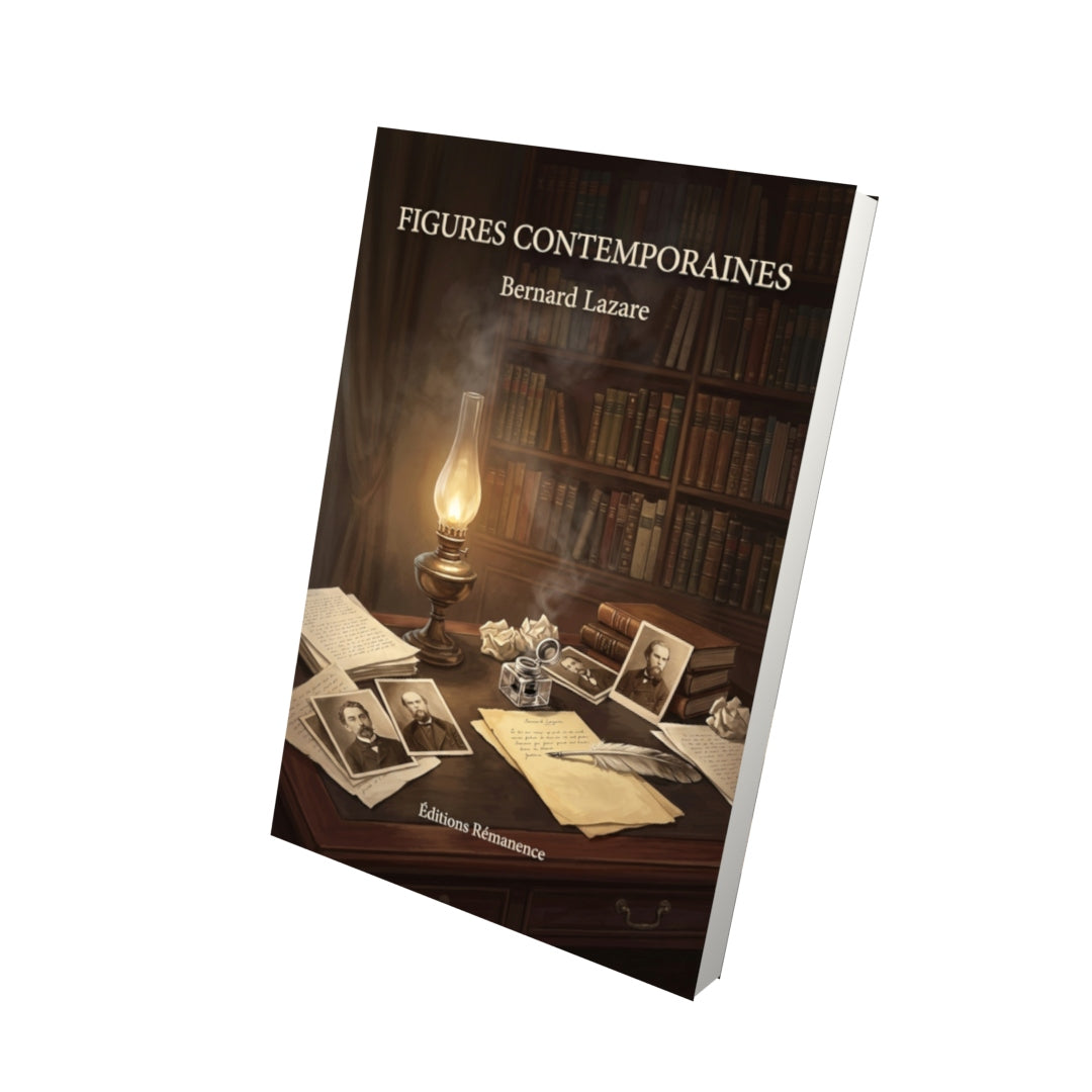 Livre Figures contemporaines par Bernard Lazare - Vue 3D - Editions Remanence