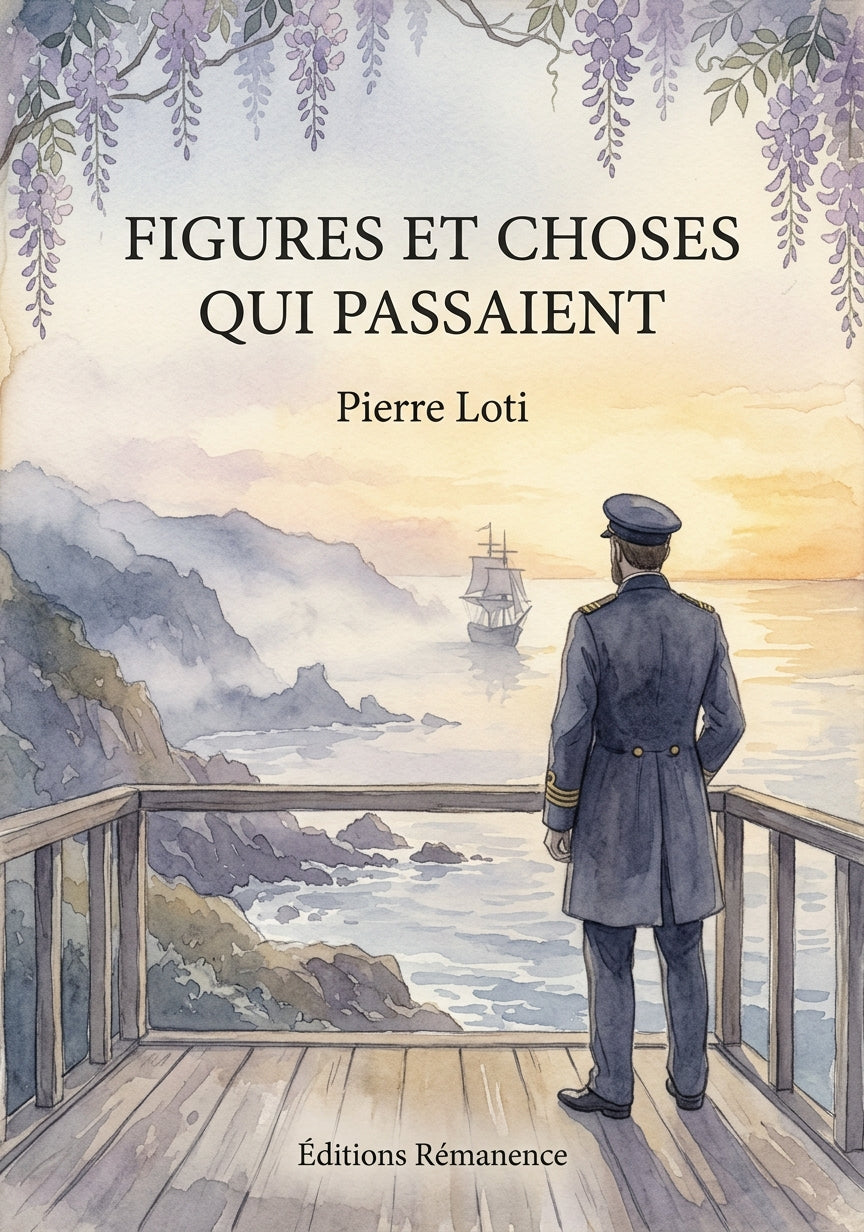 Livre Figures et Choses qui passaient par Pierre Loti - Couverture - Editions Remanence