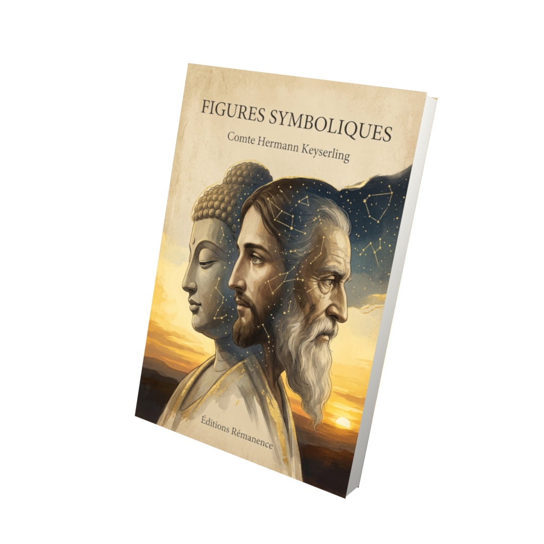 Livre Figures symboliques par Comte Hermann Keyserling - Vue 3D - Editions Remanence