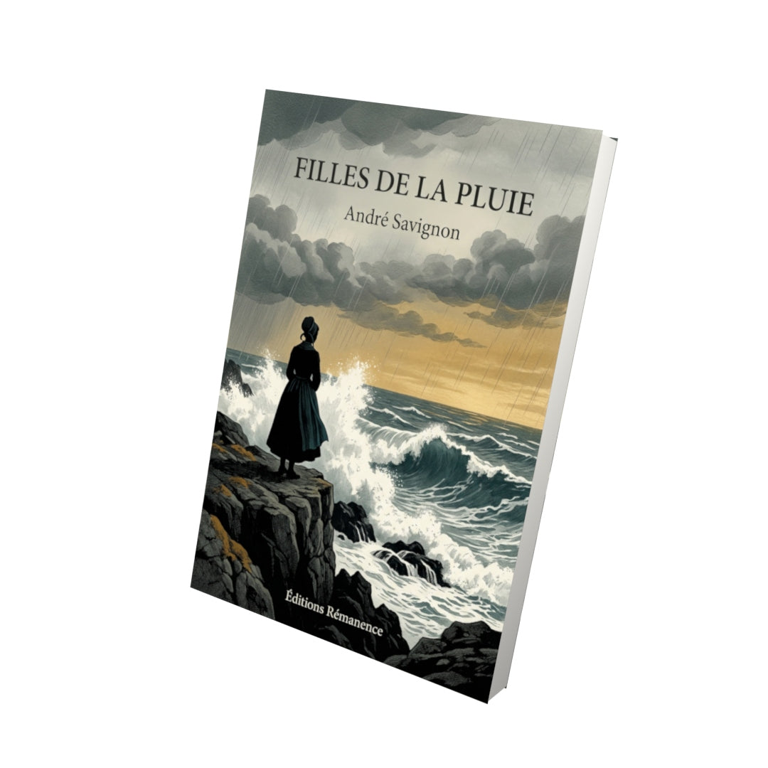 Livre Filles de la pluie par André Savignon - Vue 3D - Editions Remanence