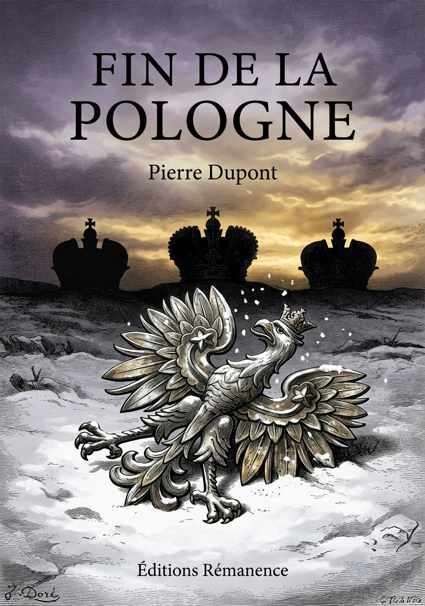 Livre Fin de la Pologne par Pierre Dupont - Couverture - Editions Remanence