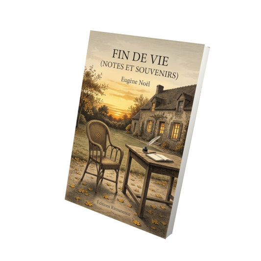 Livre Fin de vie (notes et souvenirs) par Eugène Noël - Vue 3D - Editions Remanence