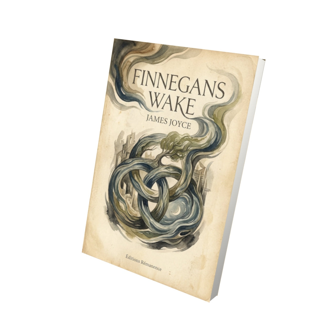 Livre Finnegans Wake – James Joyce - Vue 3D - Editions Remanence