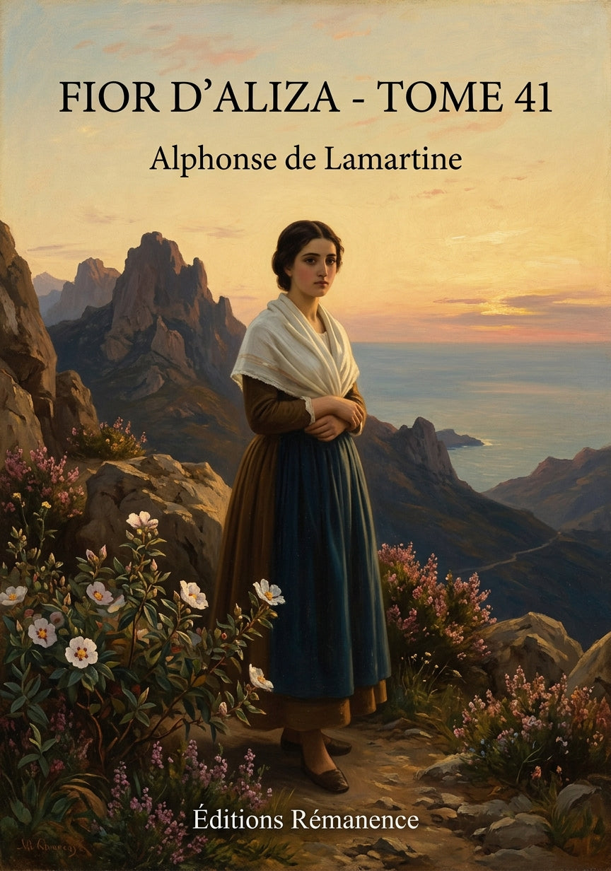 Livre Fior d’Aliza - Tome 41 par Alphonse de Lamartine - Couverture - Editions Remanence