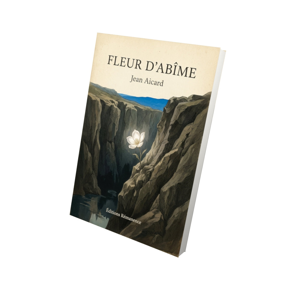 Livre Fleur d'Abîme - Jean Aicard - Vue 3D - Editions Remanence