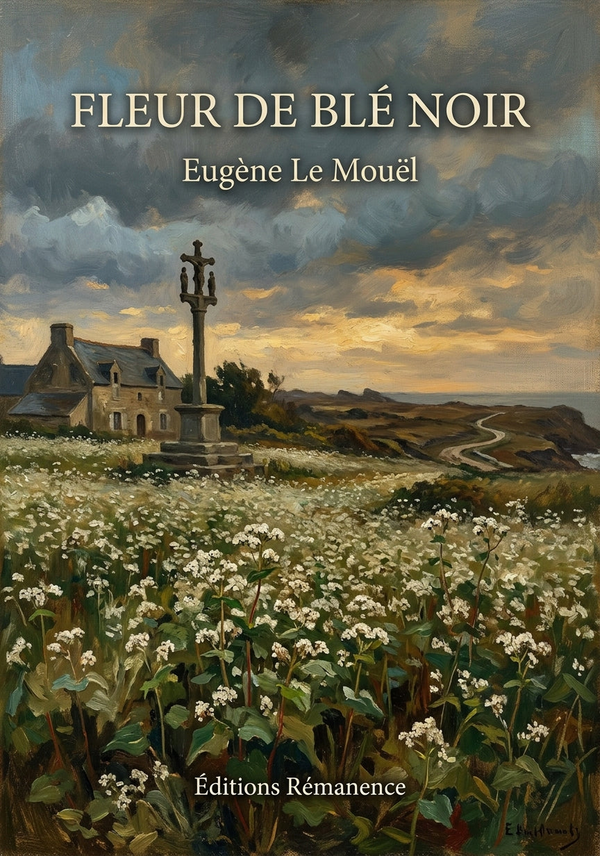Livre Fleur de blé noir par Eugène Le Mouël - Couverture - Editions Remanence