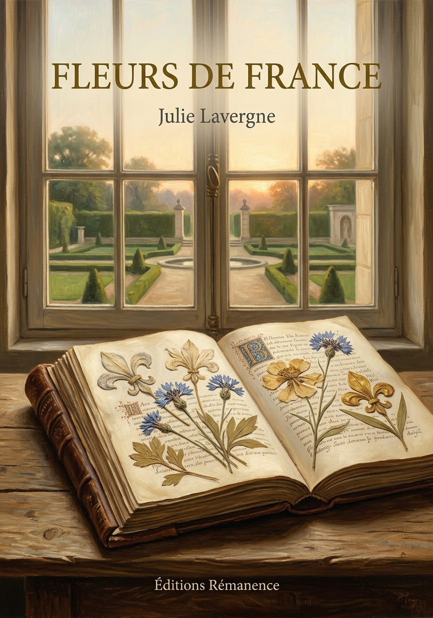 Livre Fleurs de France par Julie Lavergne - Couverture - Editions Remanence