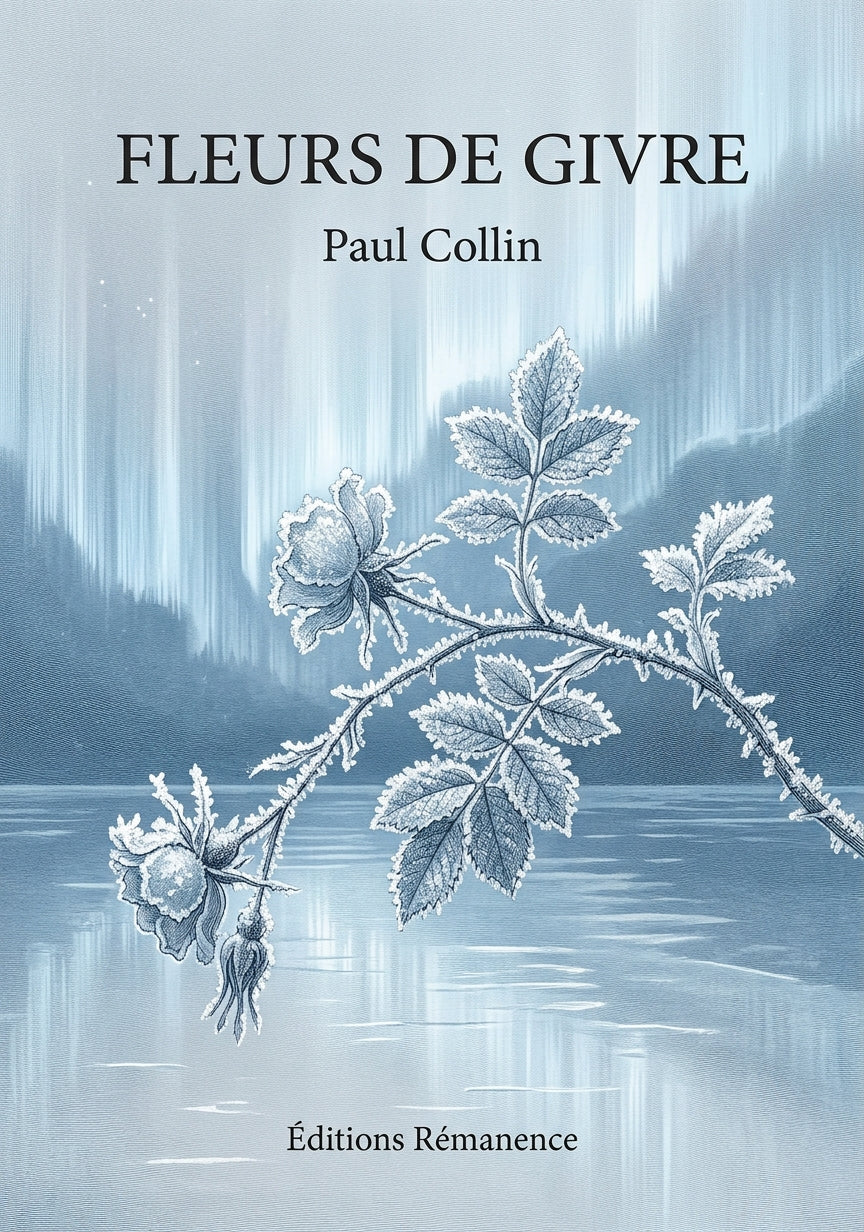 Livre Fleurs de Givre par Paul Collin - Couverture - Editions Remanence