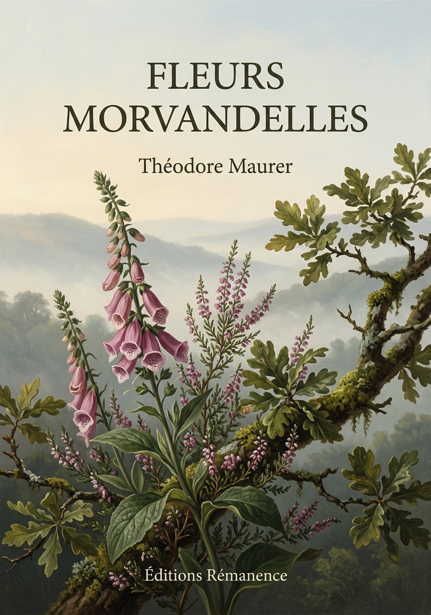 Livre Fleurs morvandelles par Théodore Maurer - Couverture - Editions Remanence