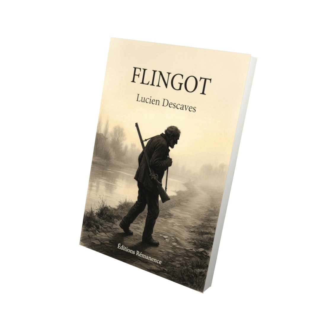 Livre Flingot par Lucien Descaves - Vue 3D - Editions Remanence