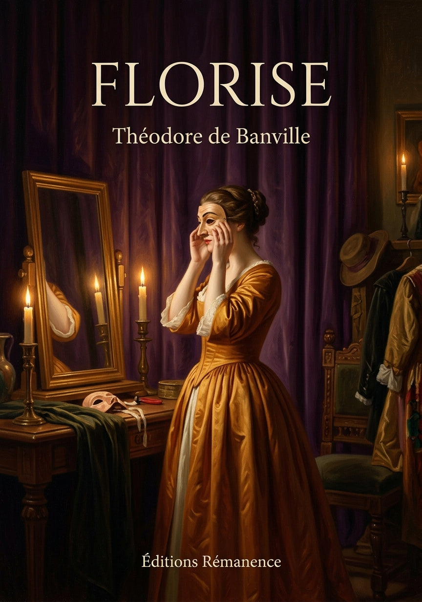 Livre Florise par Théodore de Banville - Couverture - Editions Remanence