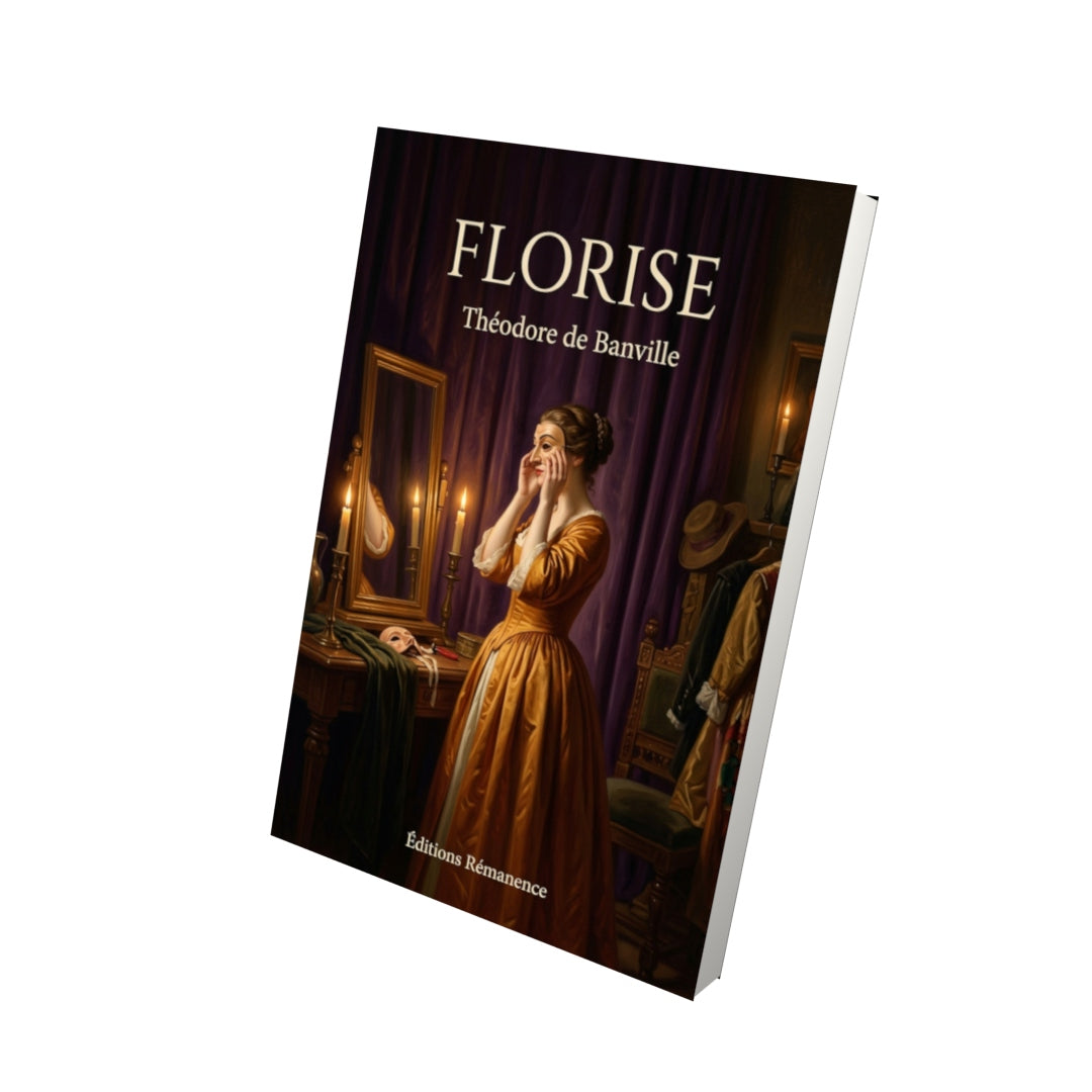 Livre Florise par Théodore de Banville - Vue 3D - Editions Remanence