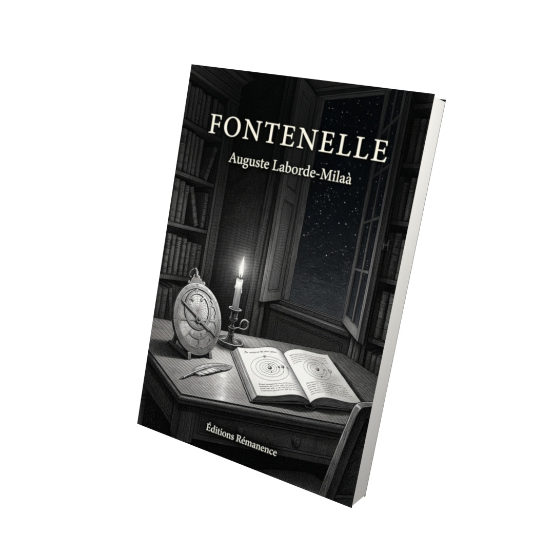 Livre Fontenelle par Auguste Laborde-Milaà - Vue 3D - Editions Remanence