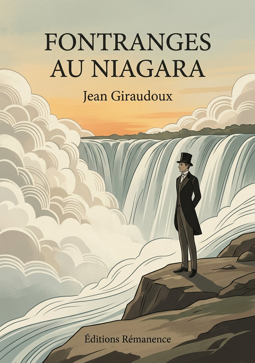 Livre Fontranges au Niagara par Jean Giraudoux - Couverture - Editions Remanence